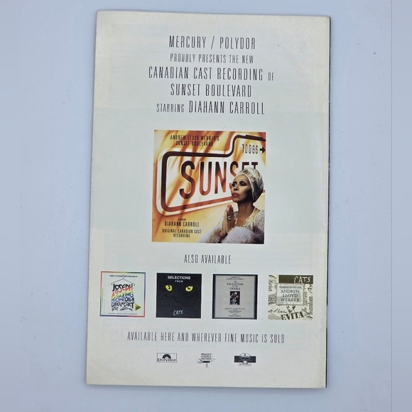 Vintage 1995 The Phantom Of The Opera Pantages Theatre Program Playbill - Picture 3 of 7